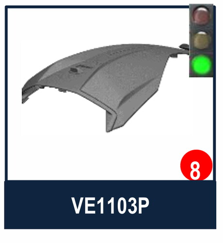 Shark Rıdıll 2/Skwal Jet Tepe Havalandırma mat siyah/VE1103