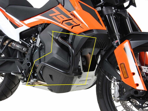 HEPCO BECKER KTM 890 MOTOR KORUMA DEMİRİ 2023-/5017655 00 01