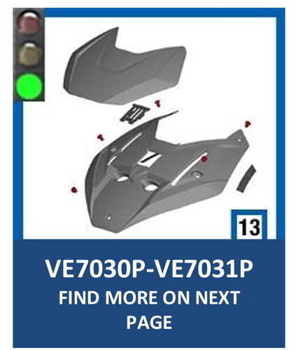 Shark Spartan GT Tepe Havalandırma siyah/VE7030/7031/7032