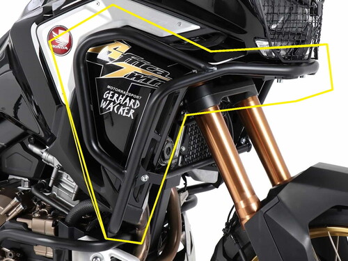 Hepco Becker Honda CRF1100 Grenaj Koruma Demir 2020-23/5029522 00 01