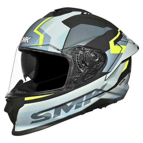 Smk Titan fıber-S01 T-race Chicaneiro Kapalı Kask MA264