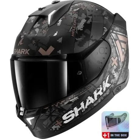 Shark Skwal İ3 Hellcat Mat Kapalı Kask