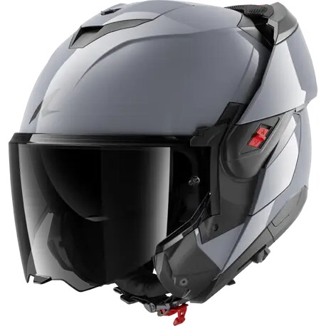  Shark Oxo Dark Shadow Çene Açılır Kask
