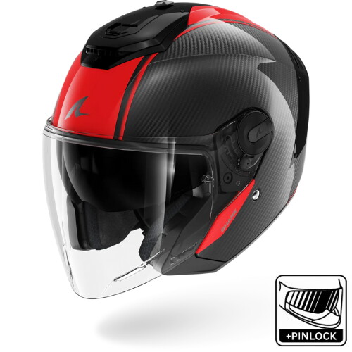 Shark Rs Jet Carbon Skın Açık Kask  DRD