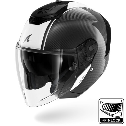 Shark Rs Jet Carbon Skın Açık Kask  DWK