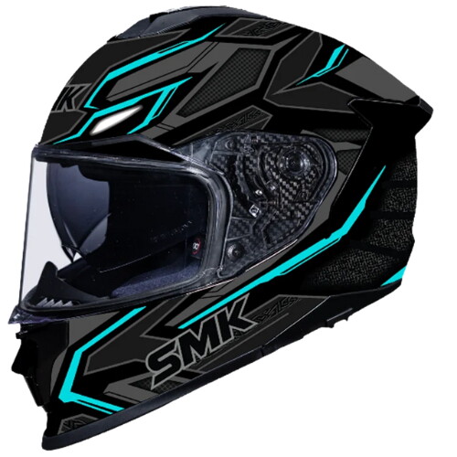 Smk Titan Fiber-S01 T-race Panther Kapalı Kask MA265