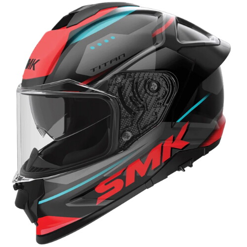 Smk Titan Fiber-S01 Sporter Panther Kapalı Kask GL235