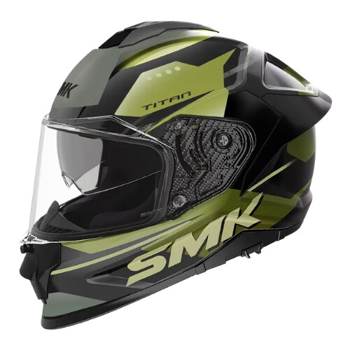 Smk Titan Fiber-S01 Sporter Panther Kapalı Kask GL248